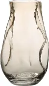 Tawny Beige Glass Vase