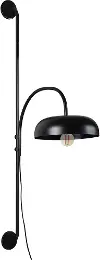 Draco Industrial Black Wall Sconce