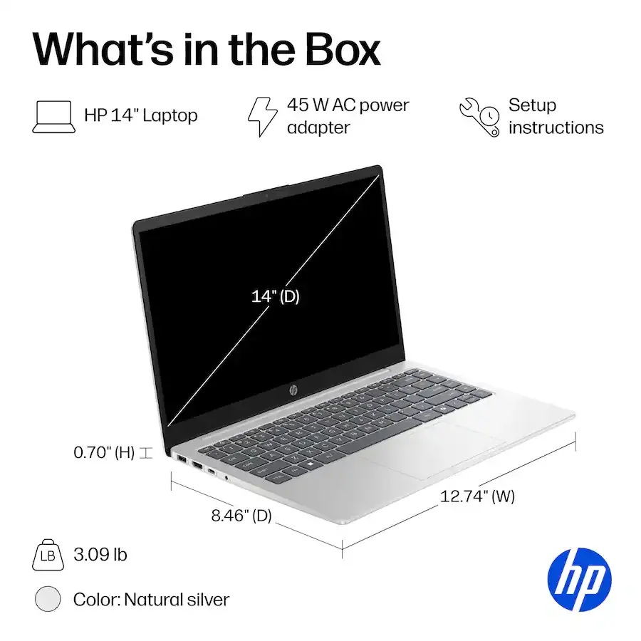 HP-14-EM0960NR HP 14  AMD Athlon Silver 7120U 256GB Laptop-3