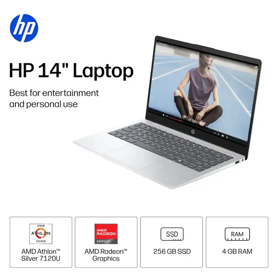 HP-14-EM0960NR HP 14  AMD Athlon Silver 7120U 256GB Laptop-7