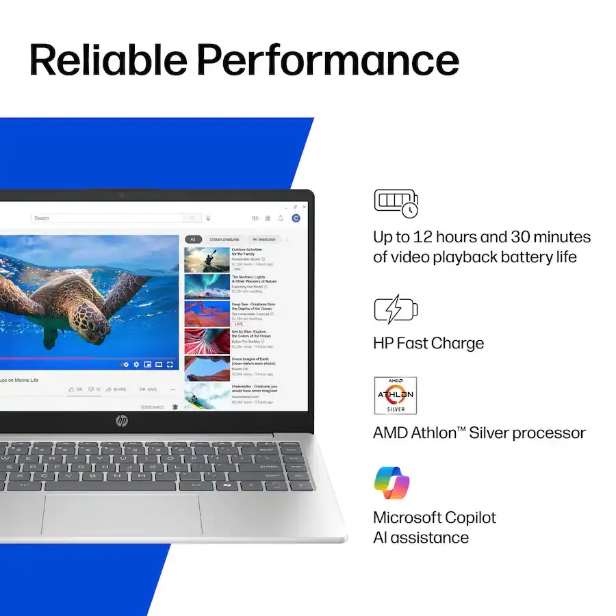 HP-14-EM0960NR HP 14  AMD Athlon Silver 7120U 256GB Laptop-8