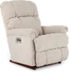 10X512/C203260 Pinnacle Off White Power Rocker Recliner with Headrest and Lumbar