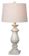 White 3-Way Table Lamp
