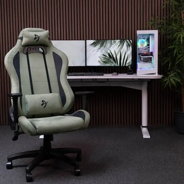 TORRETTA-SPSF-FST Torretta SuperSoft Forest Green Gaming Chair-2