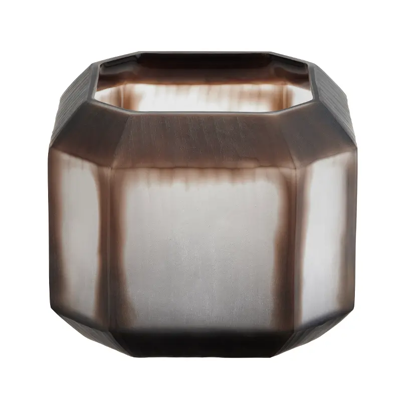 Stefano Medium Glass Bronze Vase