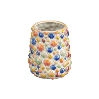 Baltimore Small Ceramic Multicolor Vase