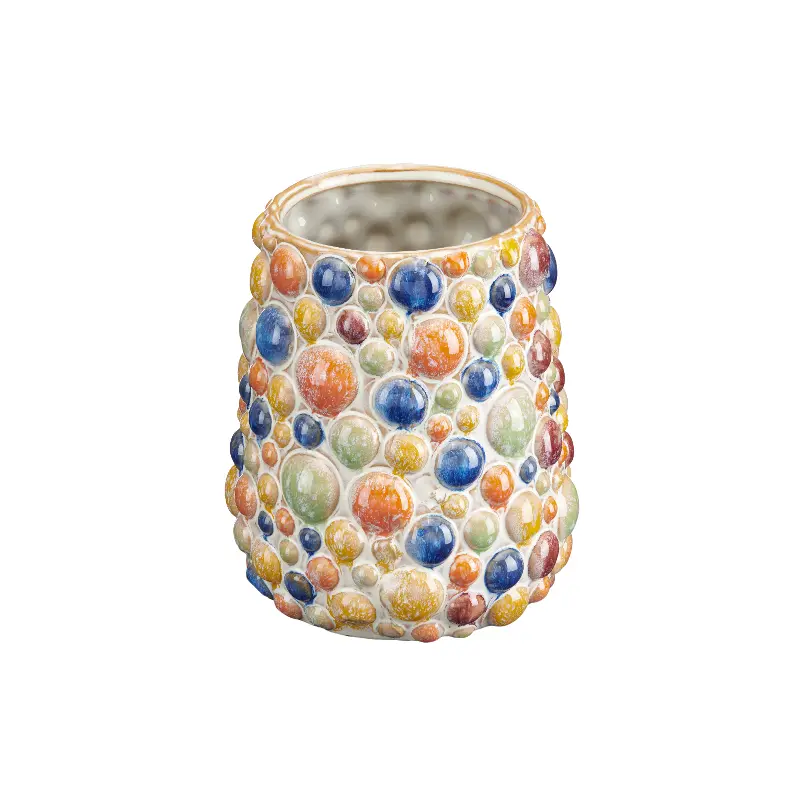 Baltimore Small Ceramic Multicolor Vase