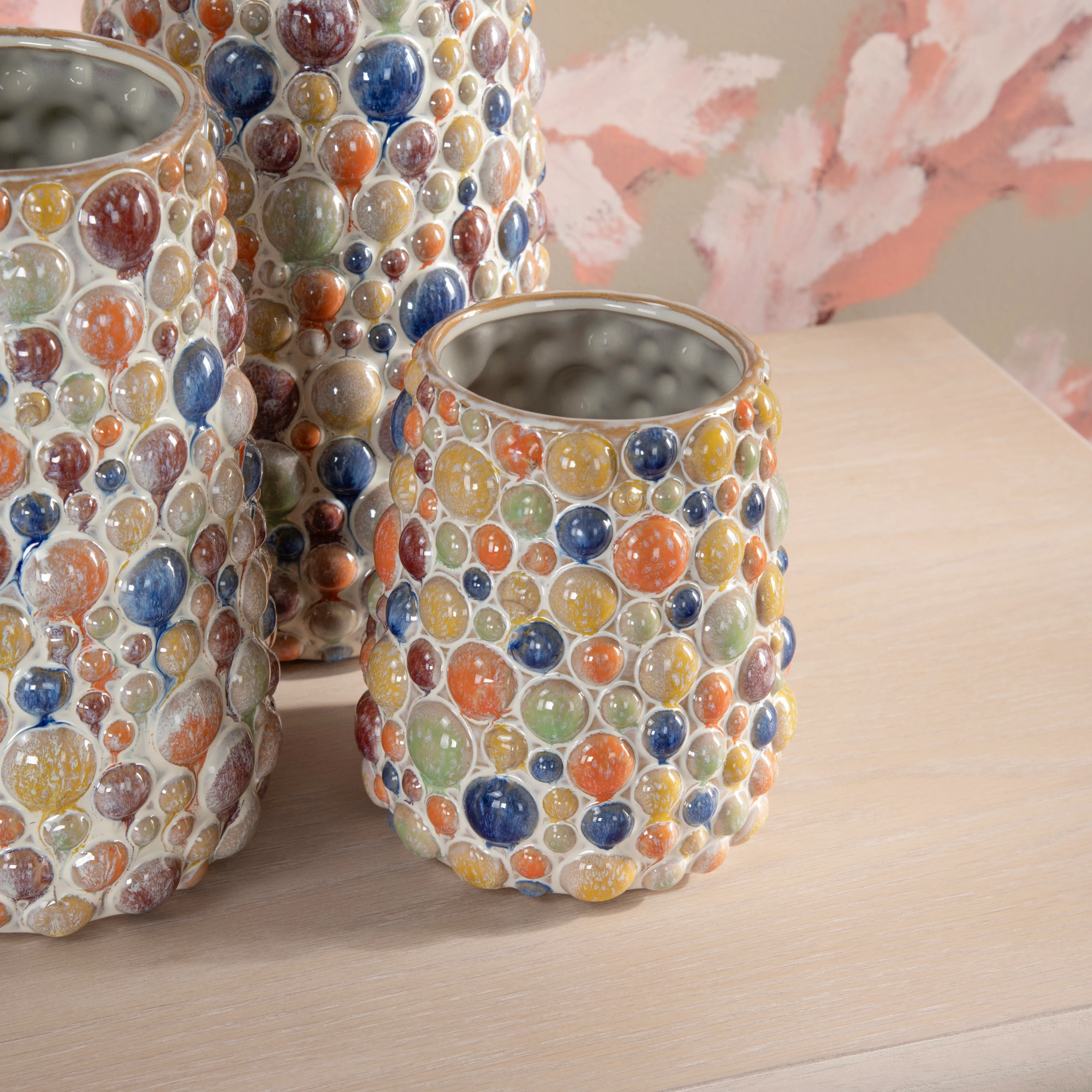 Baltimore Small Ceramic Multicolor Vase-2