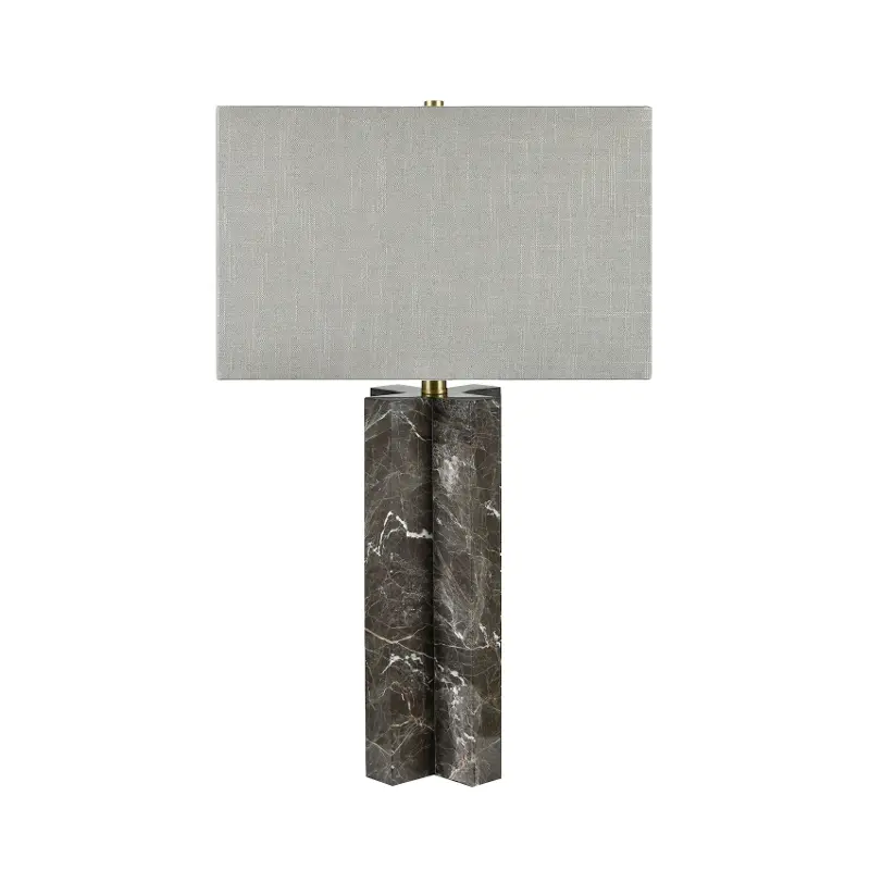 Royce Gray Marble Table Lamp