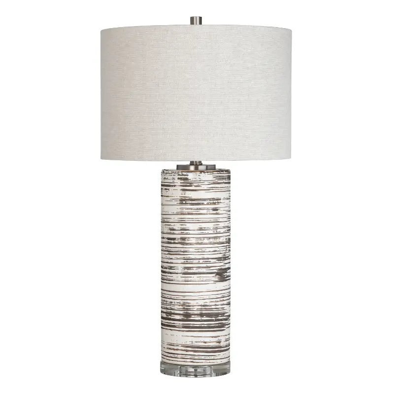 Finley Ceramic and Crystal Table Lamp