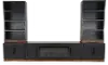 Nora Black 78   Fireplace Entertainment Center