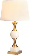 Willenhall Alabaster and Metal Lamp