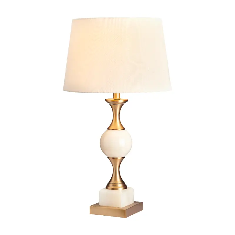 Willenhall Alabaster and Metal Lamp