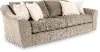 Wilson Warm Taupe Suede Sofa