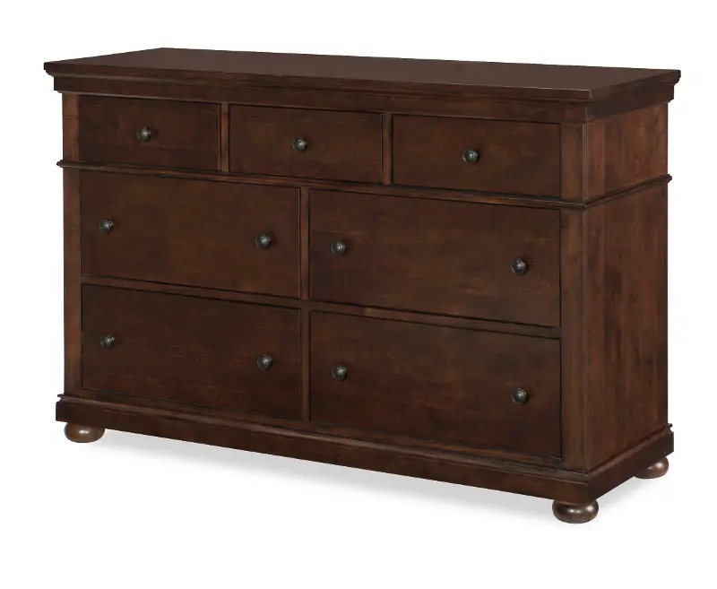 Canterbury Warm Cherry 7-Drawer Dresser