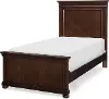 Canterbury Warm Cherry Twin Storage Bed