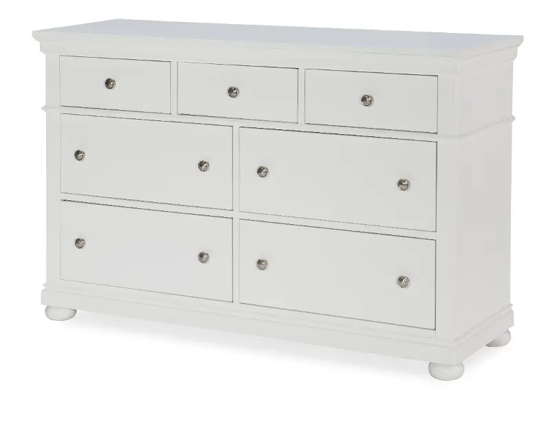 Canterbury Natural White 7-Drawer Dresser