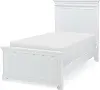 Canterbury Natural White Twin Storage Bed