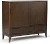 Bailey English Walnut Brown Storage Cabinet