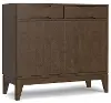 Bailey English Walnut Brown Entryway Cabinet
