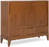 Bailey Tenne Brown Teak Storage Cabinet