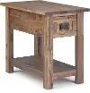 Benjamin Warm Acorn Brown Narrow Side Table