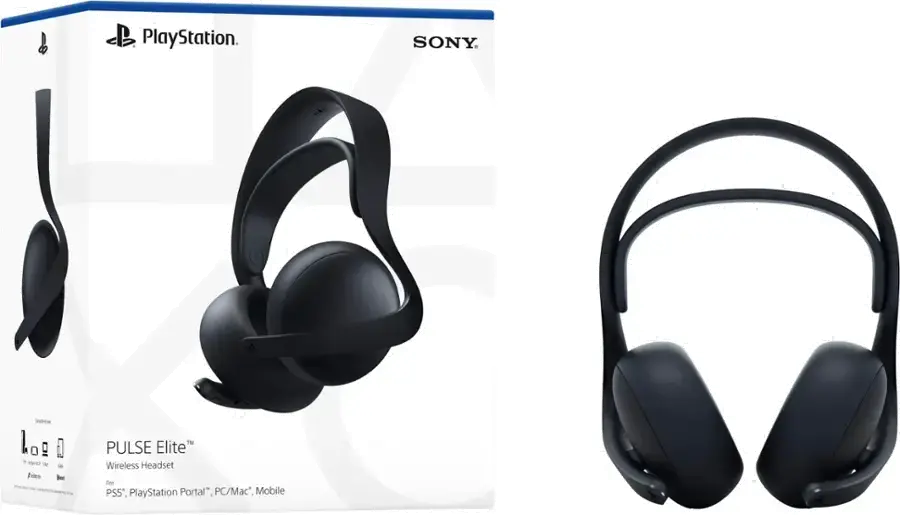 1000044173 Sony PULSE Elite wireless headset - Midnight Black-7