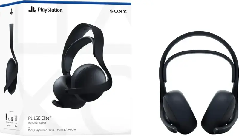 Sony PULSE Elite wireless headset - Midnight Black | RC Willey
