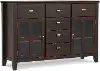 Bloor Dark Amber Brown Sideboard Buffet