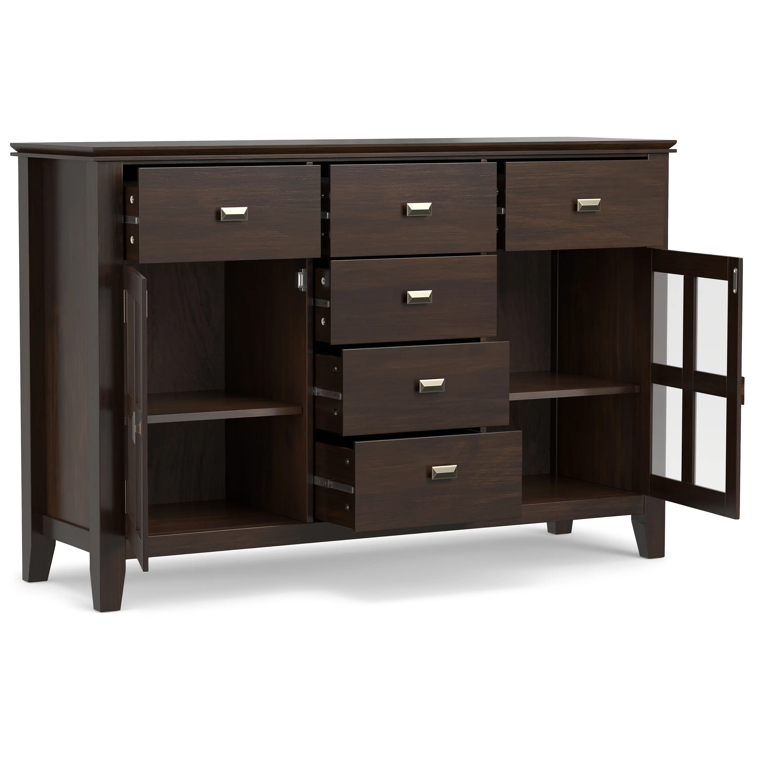 Bloor Dark Amber Brown Sideboard Buffet-6