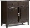 Danforth Amber Brown Entryway Storage Cabinet