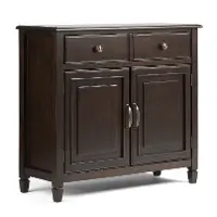 Danforth Amber Brown Entryway Storage Cabinet