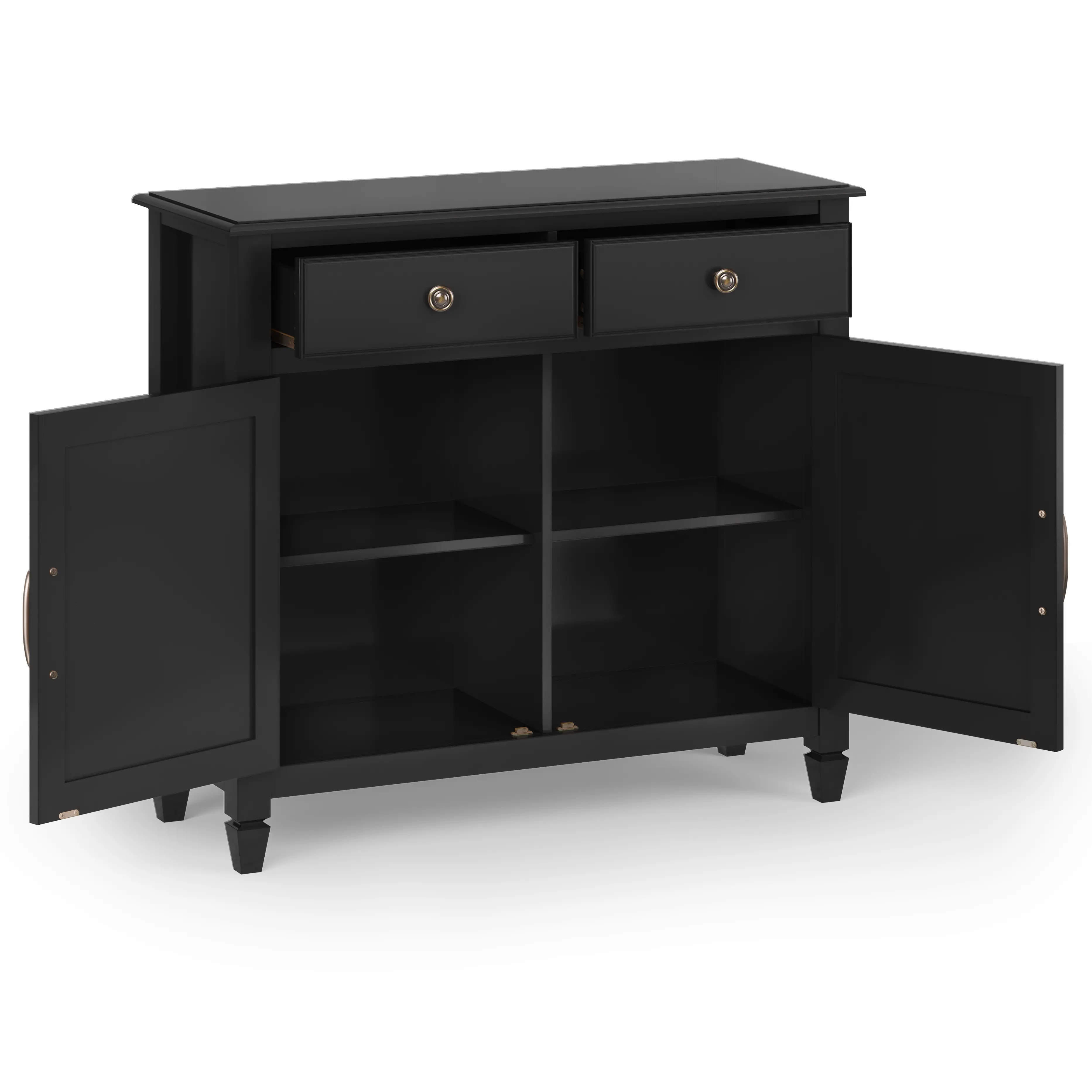 Danforth Ebony Black Entryway Storage Cabinet-4