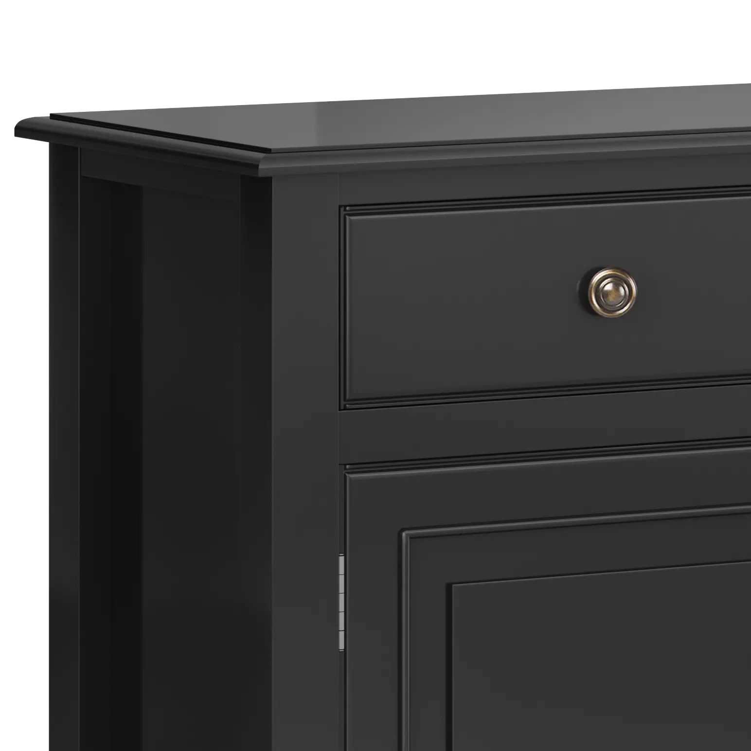 Danforth Ebony Black Entryway Storage Cabinet-5