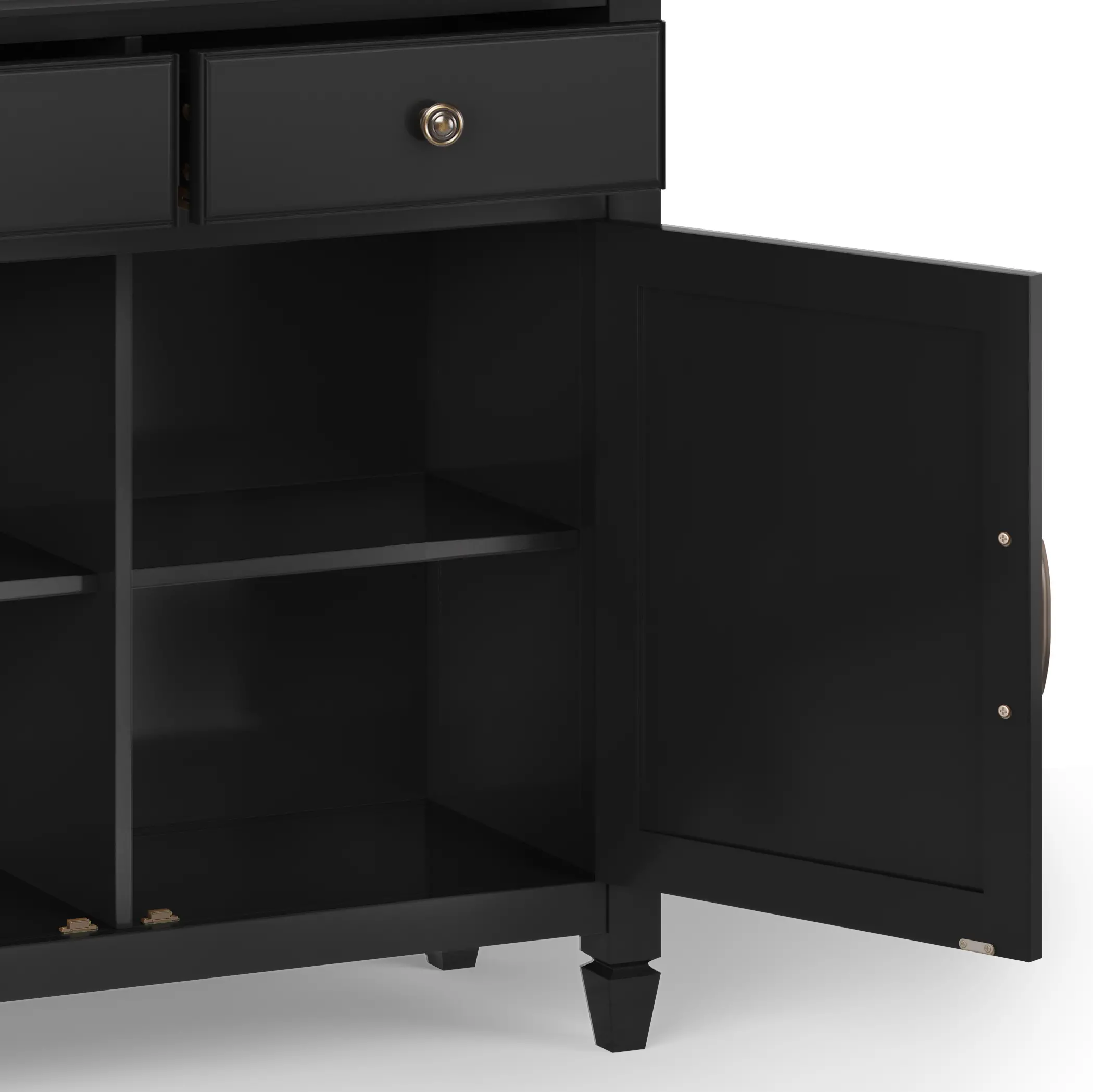 Danforth Ebony Black Entryway Storage Cabinet-6