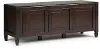 Danforth Amber Brown Storage Bench Trunk