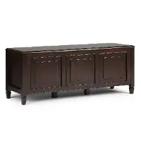 Danforth Amber Brown Storage Bench Trunk