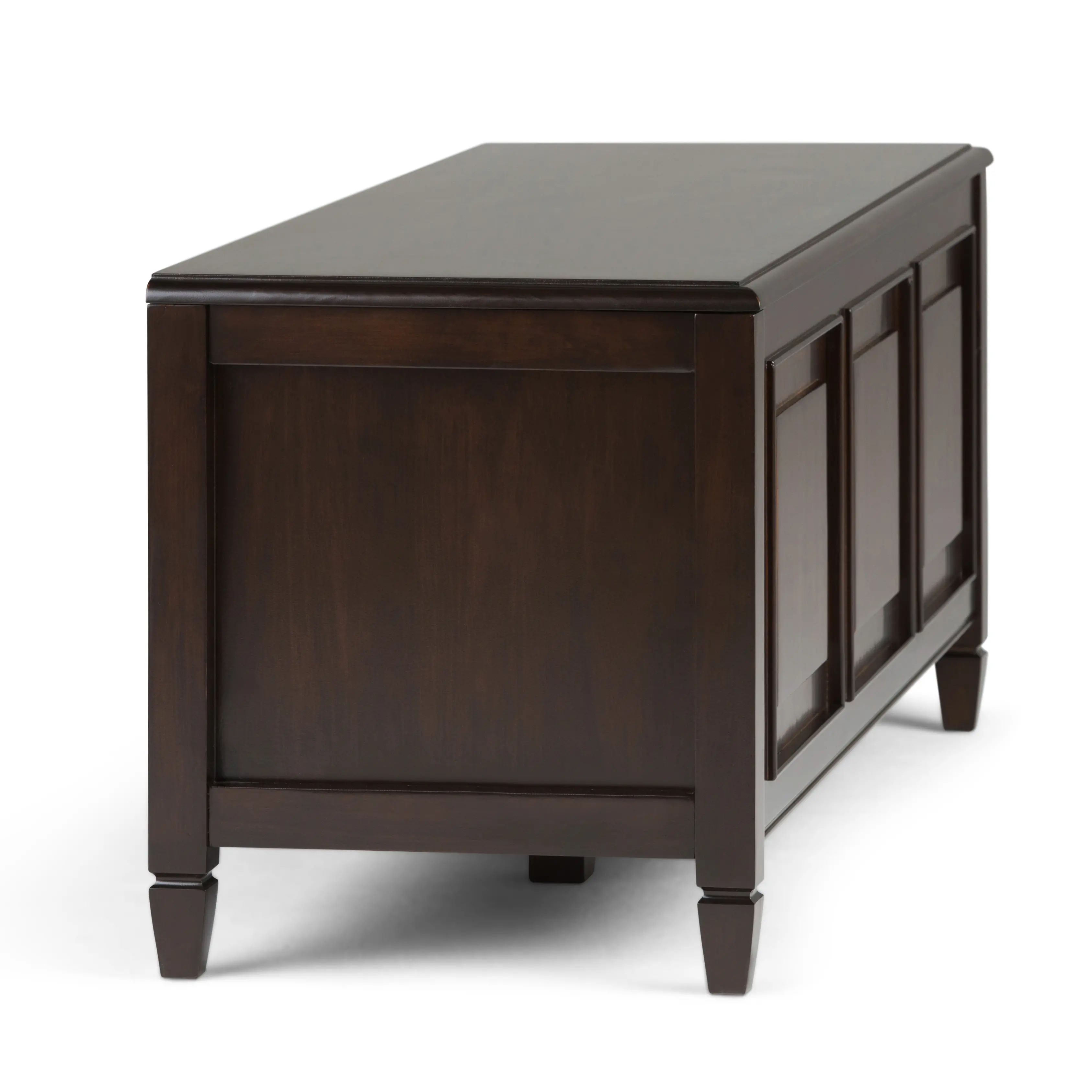 Danforth Amber Brown Storage Bench Trunk-5