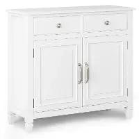 Danforth White Entryway Storage Cabinet