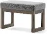 Kingston Dark Small Bench