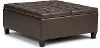 Lovell Cocoa Brown Storage Coffee Table