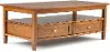 Shaker Studio Brown Coffee Table