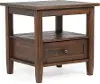 Shaker Studio Ash Brown End Table