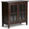 Shaker Dark Brown Low Storage Cabinet