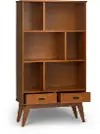 Sky Brown Bookcase and Storage Unit