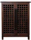Dark Brown Two Door Cabinet