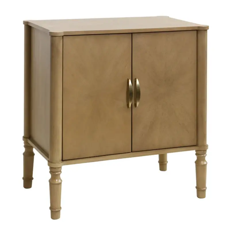 2 Door Light Brown Wood Bachelor Cabinet