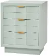 Mint 3-Drawer Wooden Table