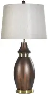 Elizig Bronze Steel Table Lamp