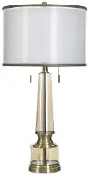 Oppulance Gold Steel and Glass Table